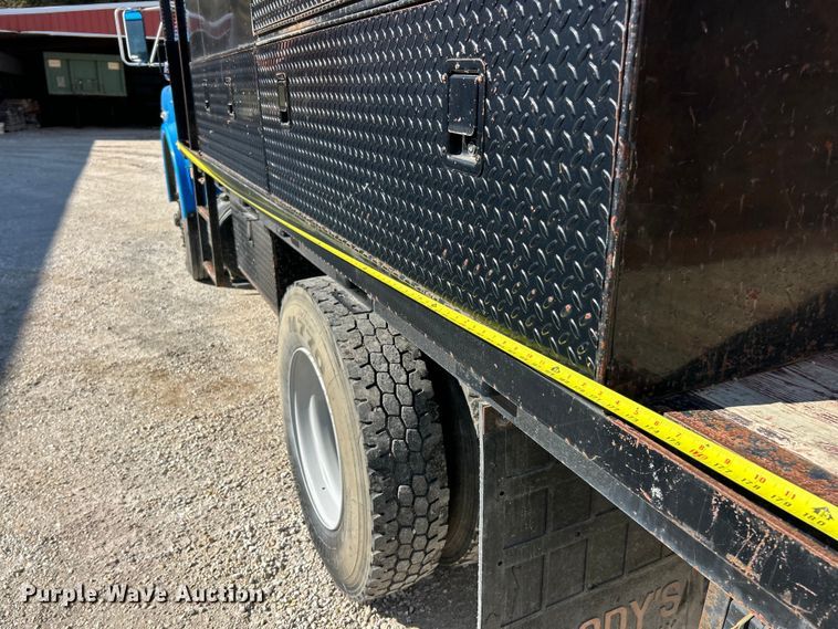 image for item DX1494 1990 Ford C8000 flatbed truck