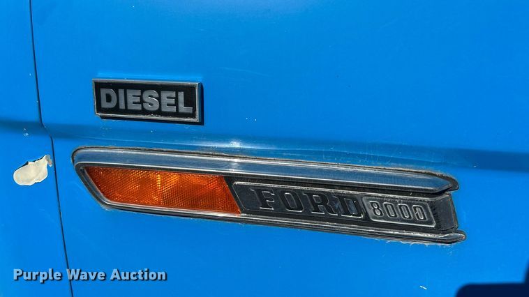 image for item DX1494 1990 Ford C8000 flatbed truck