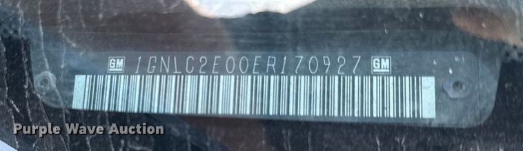 image for item DY8459 2014 Chevrolet Tahoe Police SUV