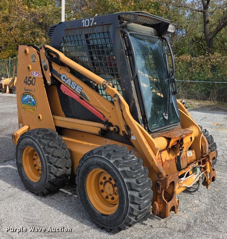 image for item DZ3516 2007 Case 450 series 3 skid steer loader