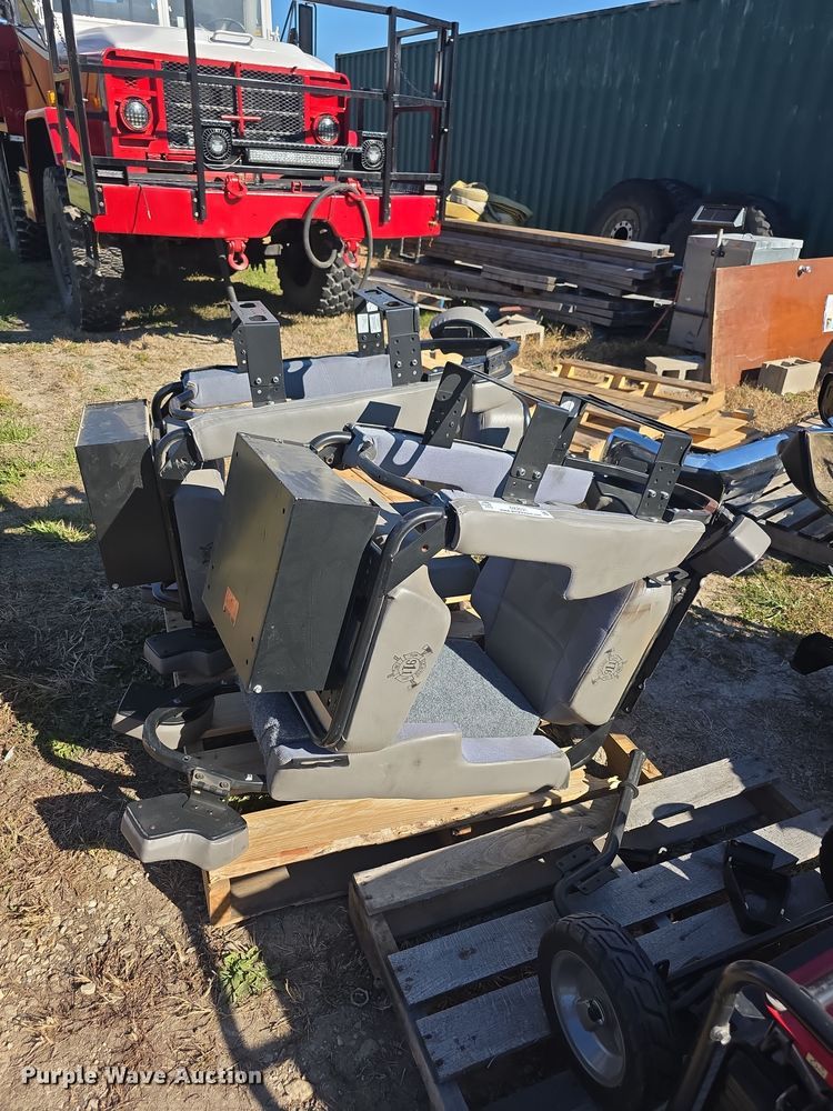 image for item DZ3531 (4) fire truck rear seats