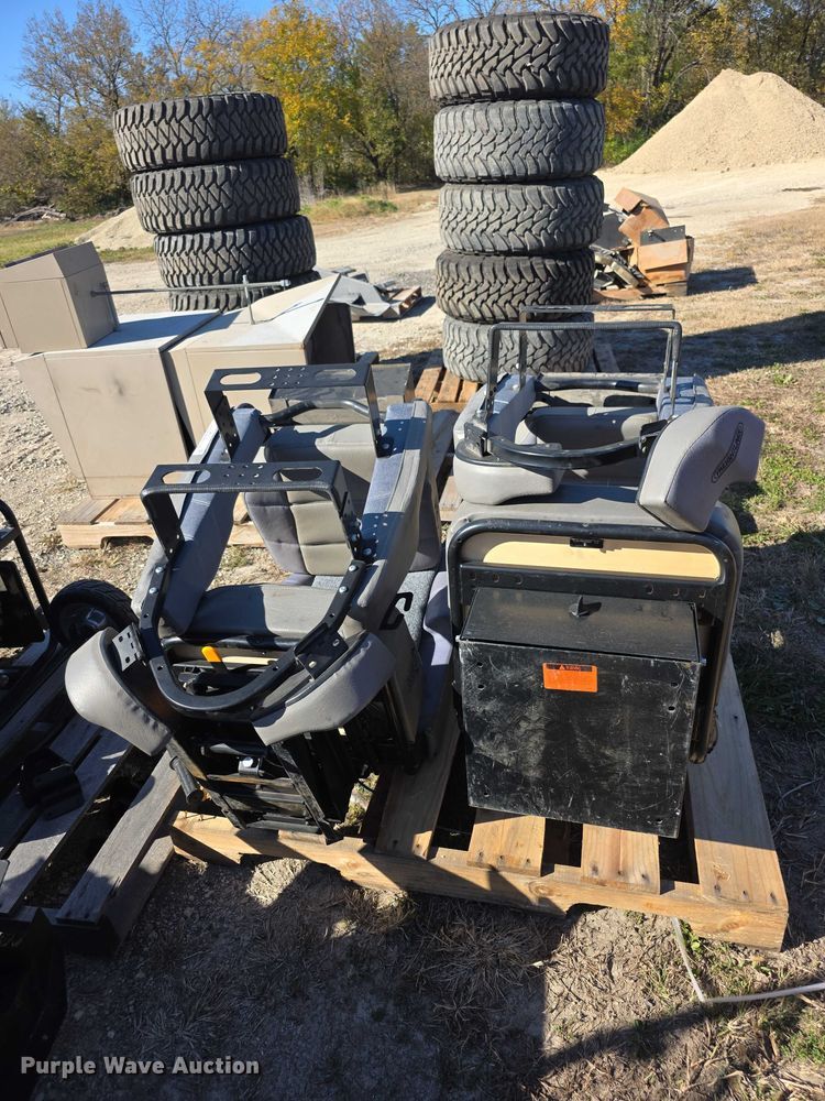 image for item DZ3531 (4) fire truck rear seats