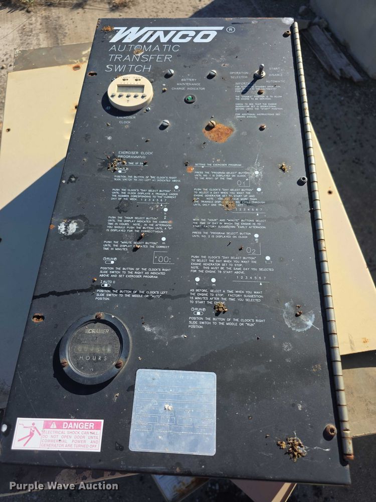 image for item DZ3535 Winco generator