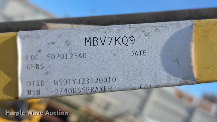 image for item DZ3556 Century 3740DS turf sprayer