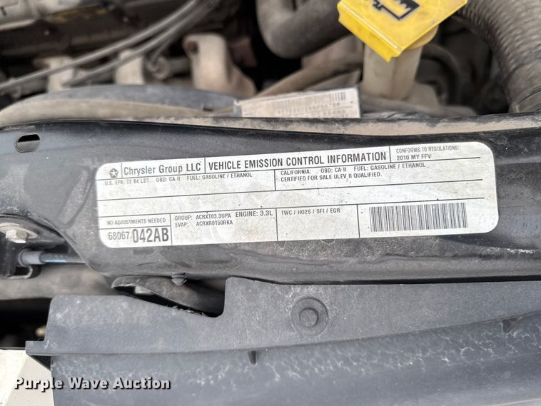 image for item EA1973 2010 Dodge Grand Caravan van