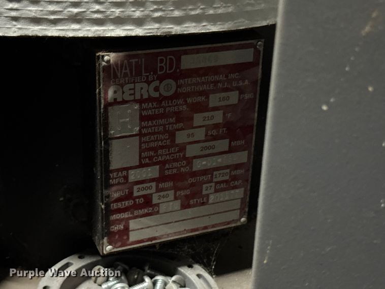 image for item EA1976 Benchmark 2.0 boiler