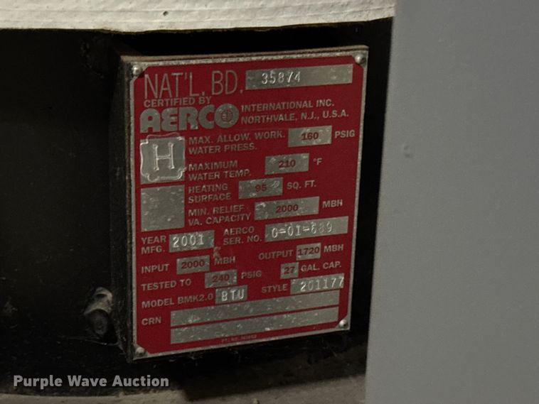 image for item EA1977 Benchmark 2.0 boiler