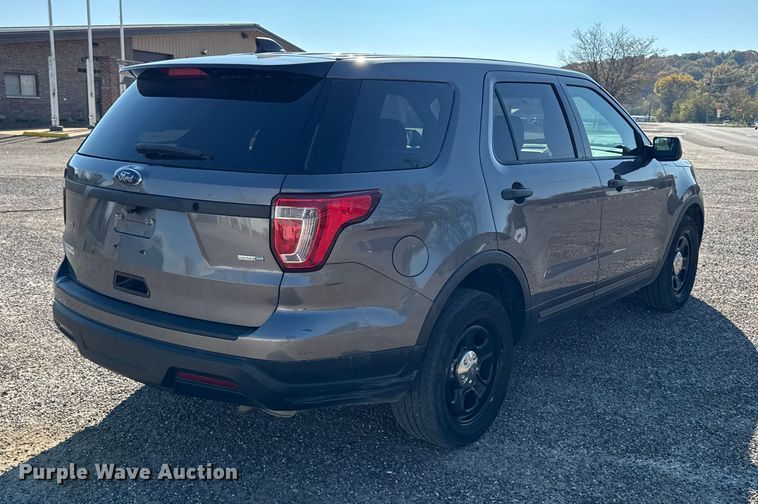 image for item EA1988 2018 Ford Explorer Police Interceptor SUV