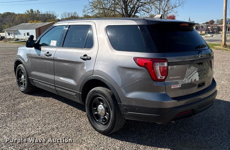 image for item EA1988 2018 Ford Explorer Police Interceptor SUV