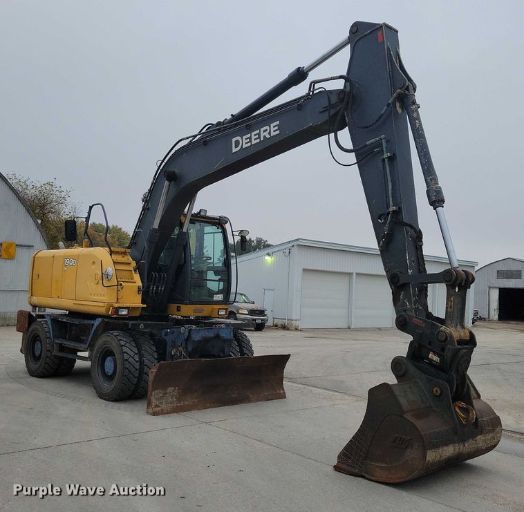 image for item EA2706 2012 John Deere 190D W wheeled excavator