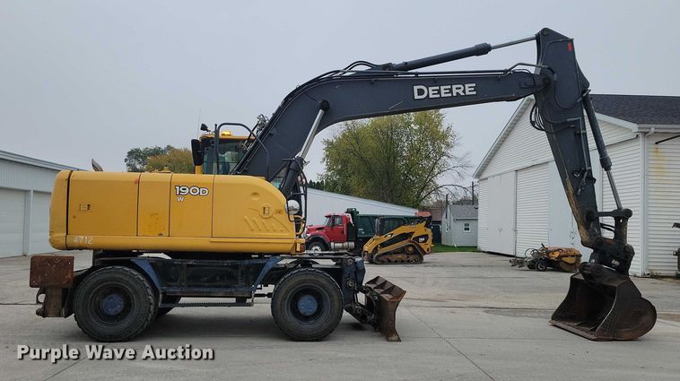image for item EA2706 2012 John Deere 190D W wheeled excavator