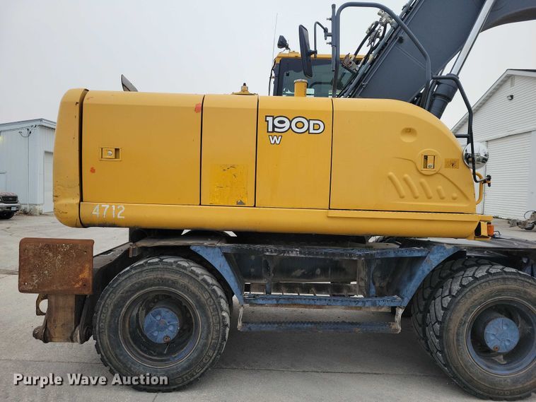 image for item EA2706 2012 John Deere 190D W wheeled excavator