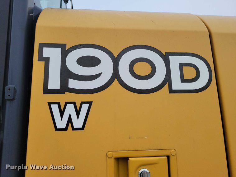 image for item EA2706 2012 John Deere 190D W wheeled excavator