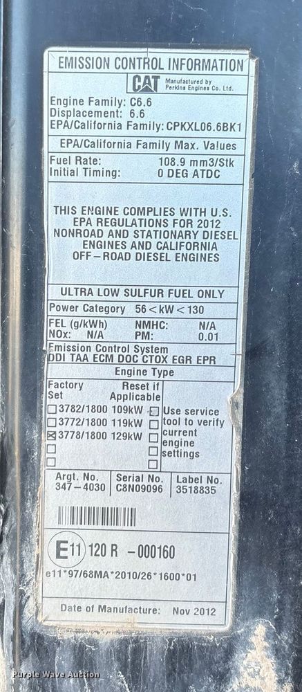 image for item EA7648 2013 Caterpillar 924K wheel loader