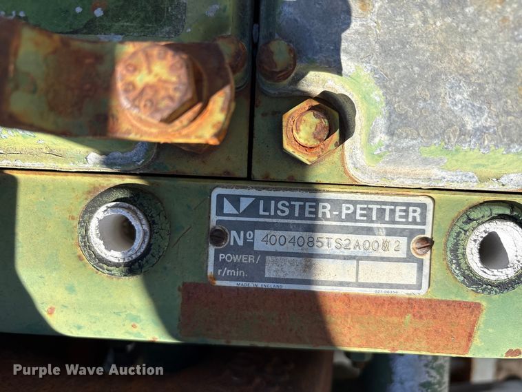 image for item EA7691 1991 Bauer K15-D air compressor