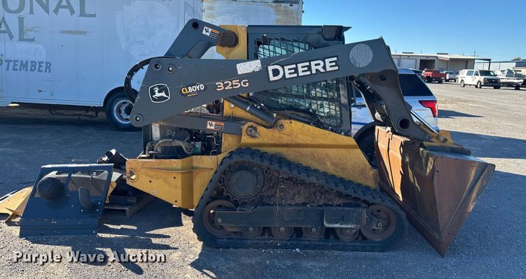image for item EA7694 2019 John Deere 325G tracked skid steer loader