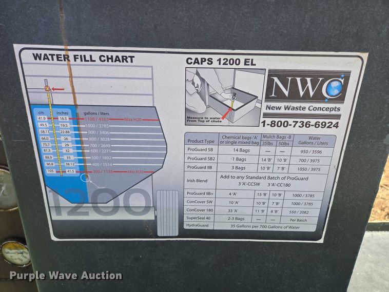 image for item EB1121 Epic Manufacturing C125 hydroseeder