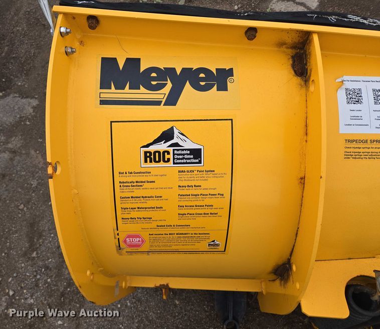 image for item EB1147 Meyer SV2-8.5 V.2 snow plow