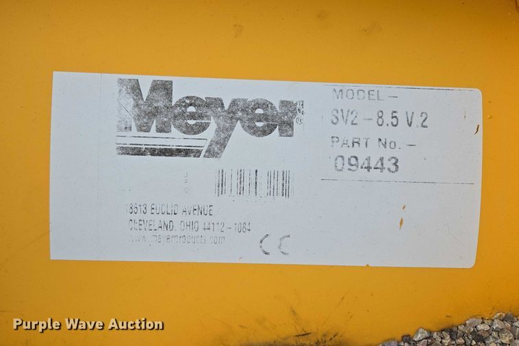 image for item EB1147 Meyer SV2-8.5 V.2 snow plow
