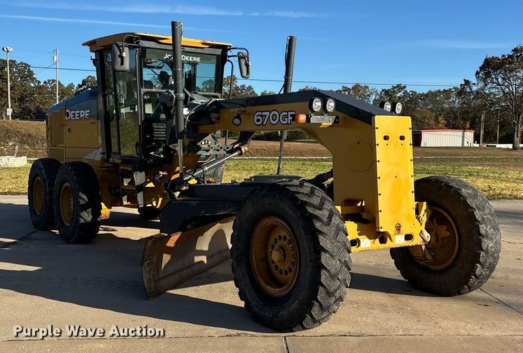 image for item ED2327 2015 John Deere 670G motor grader