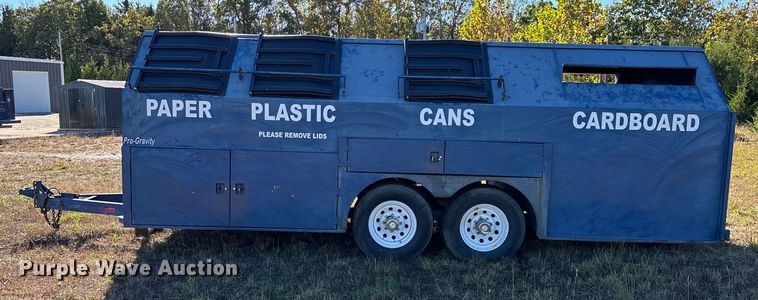 image for item ED2330 2013 Pro-Tainer recycle trailer