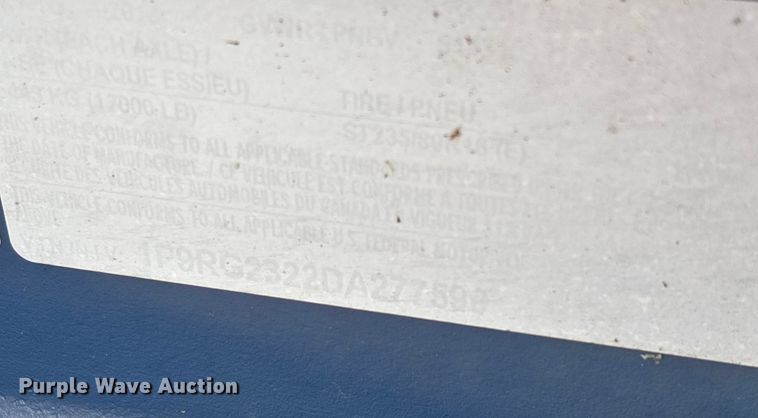 image for item ED2330 2013 Pro-Tainer recycle trailer