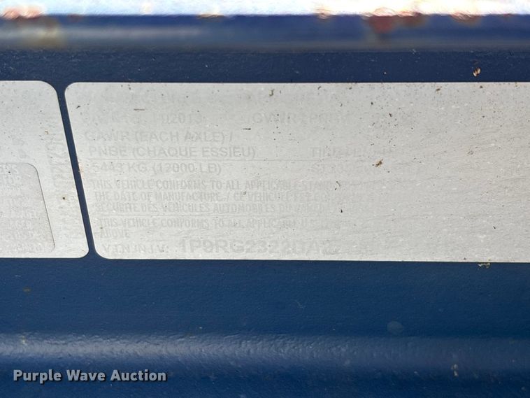 image for item ED2330 2013 Pro-Tainer recycle trailer