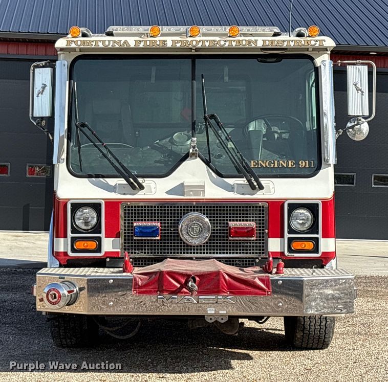 image for item ED2334 1993 Mack MR688P pumper fire truck
