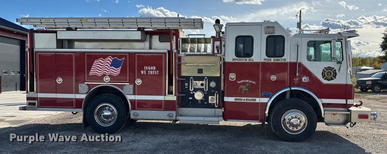 image for item ED2334 1993 Mack MR688P pumper fire truck