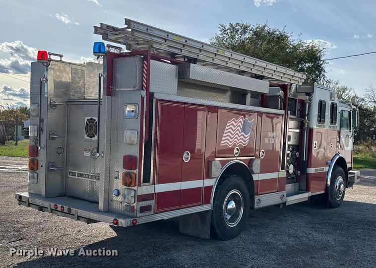 image for item ED2334 1993 Mack MR688P pumper fire truck