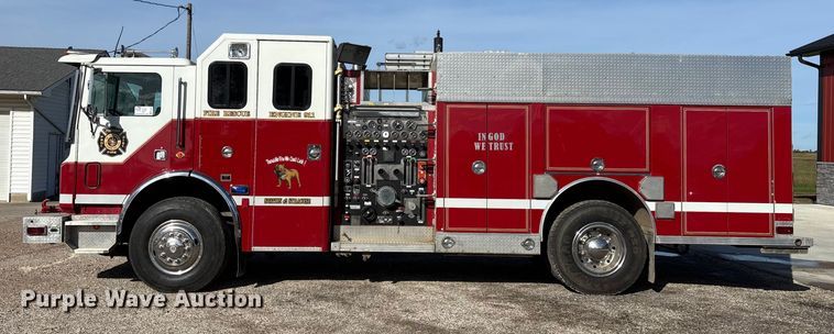 image for item ED2334 1993 Mack MR688P pumper fire truck