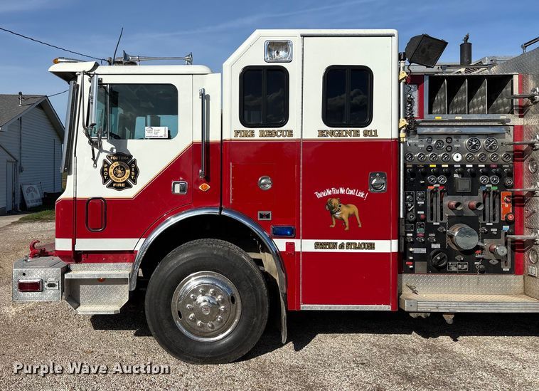 image for item ED2334 1993 Mack MR688P pumper fire truck