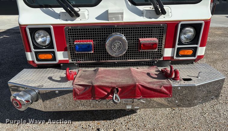 image for item ED2334 1993 Mack MR688P pumper fire truck