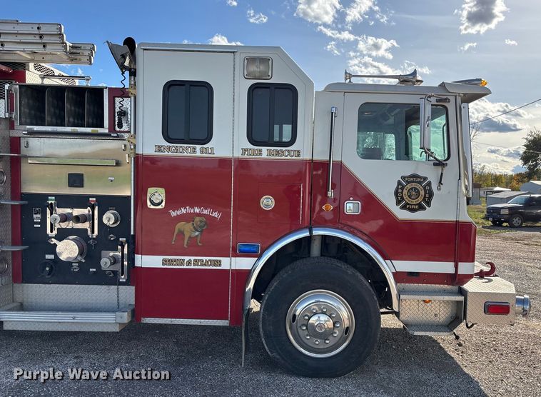 image for item ED2334 1993 Mack MR688P pumper fire truck