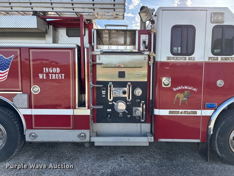 image for item ED2334 1993 Mack MR688P pumper fire truck