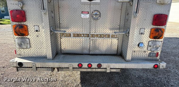 image for item ED2334 1993 Mack MR688P pumper fire truck