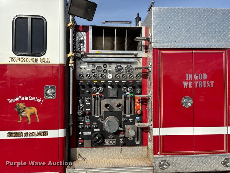 image for item ED2334 1993 Mack MR688P pumper fire truck