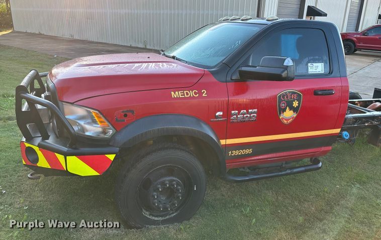 image for item ED2338 2013 RAM 4500 truck cab and chassis