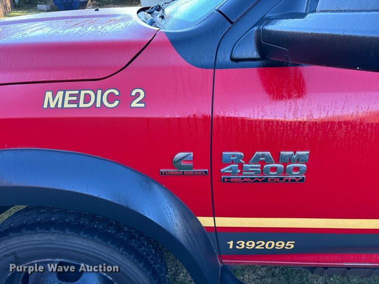 image for item ED2338 2013 RAM 4500 truck cab and chassis