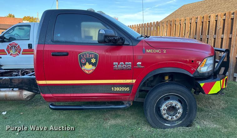 image for item ED2338 2013 RAM 4500 truck cab and chassis