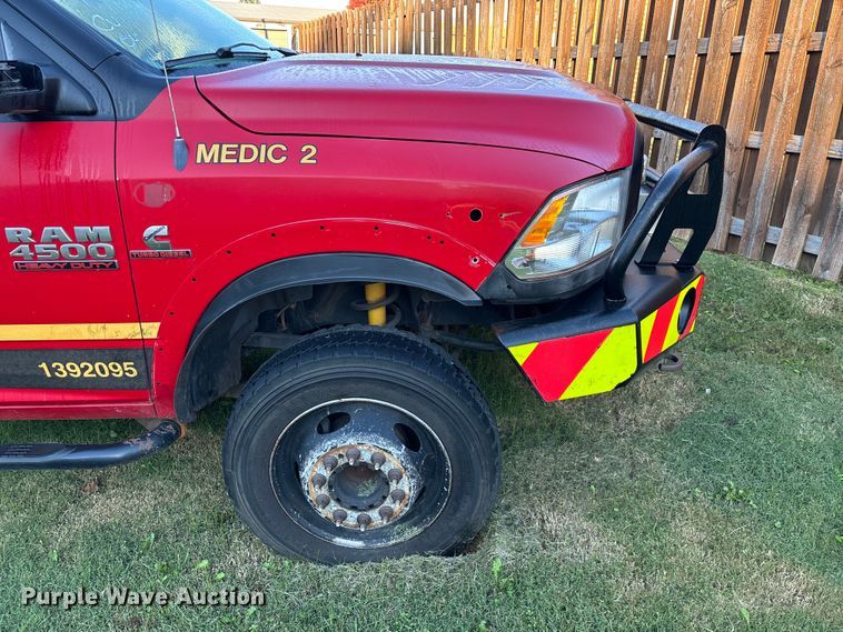 image for item ED2338 2013 RAM 4500 truck cab and chassis