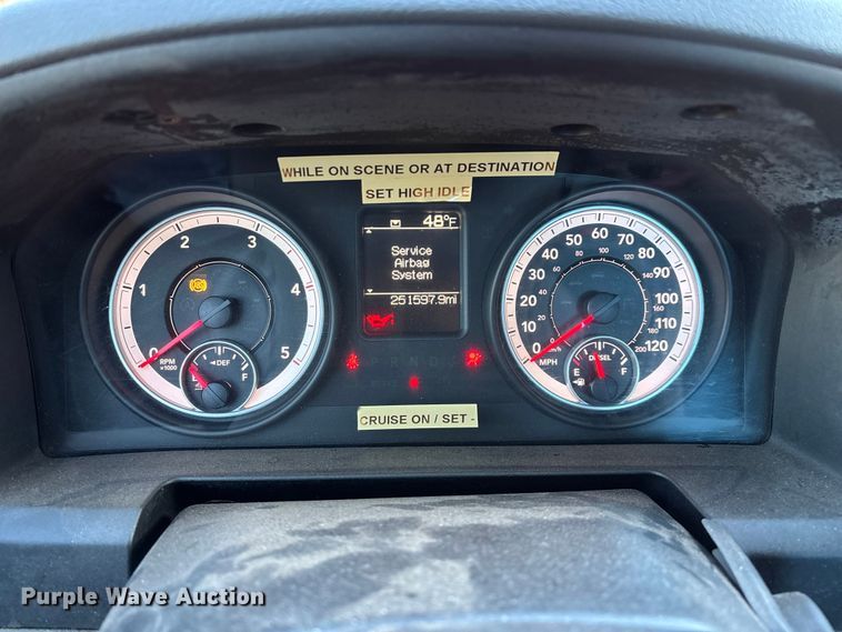 image for item ED2338 2013 RAM 4500 truck cab and chassis