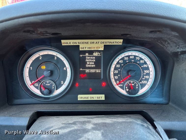 image for item ED2338 2013 RAM 4500 truck cab and chassis