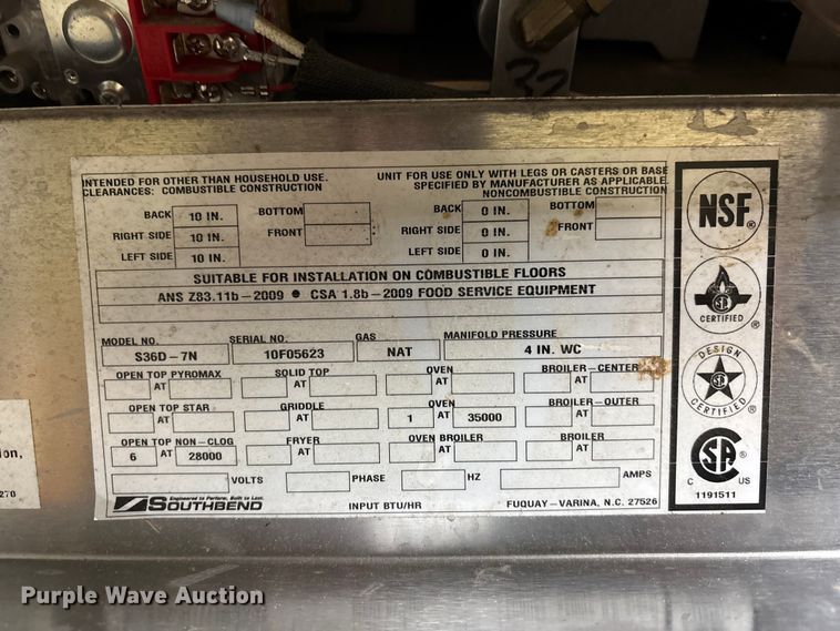 image for item EE4247 (3) ovens
