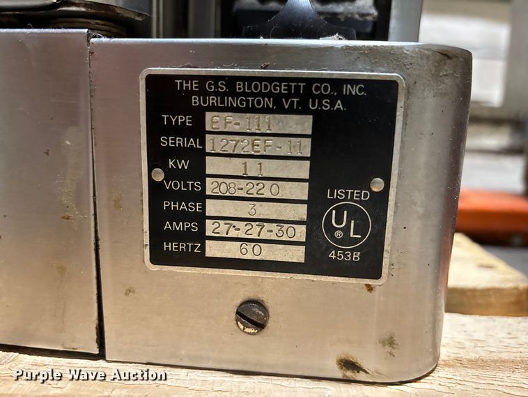 image for item EE4247 (3) ovens