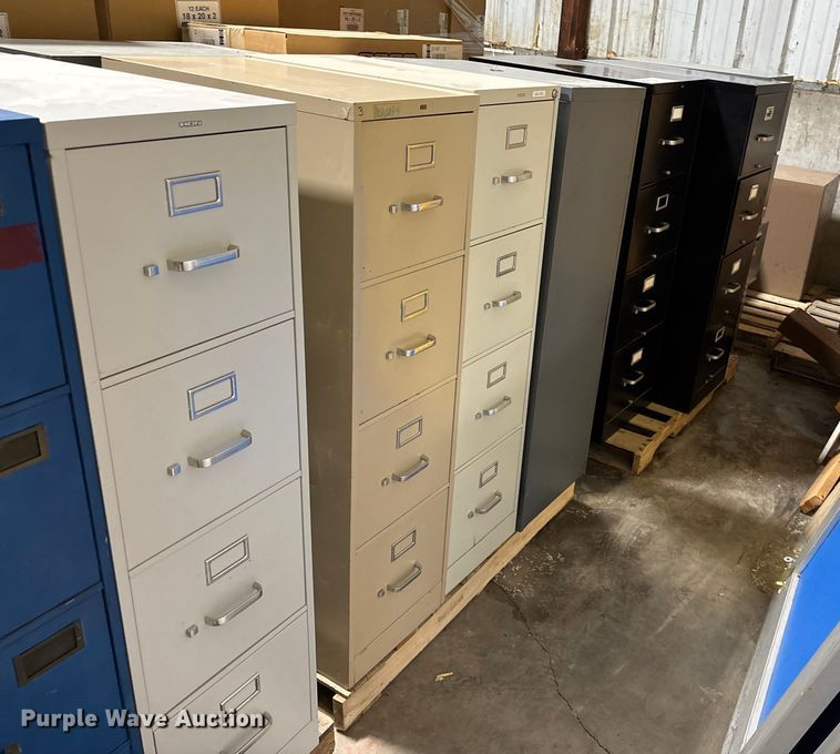 image for item EE4250 (8) filing cabinets