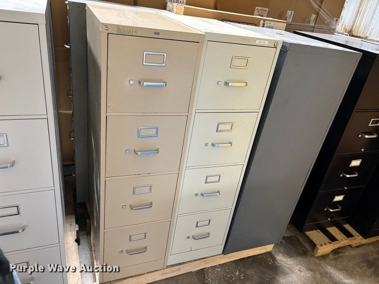 image for item EE4250 (8) filing cabinets