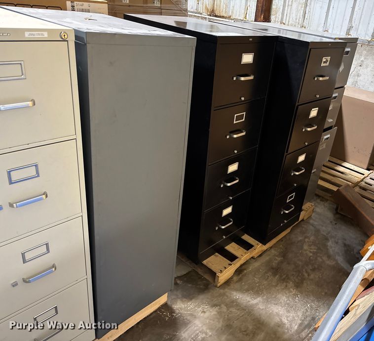 image for item EE4250 (8) filing cabinets