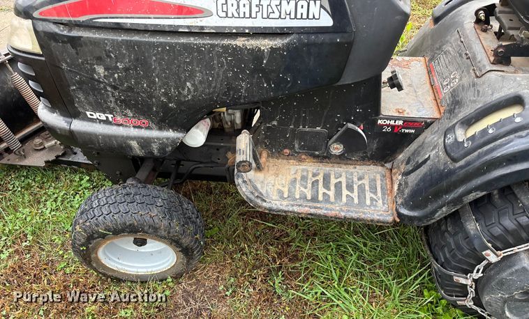 image for item EE4271 Craftsman  DGT 6000 lawn mower