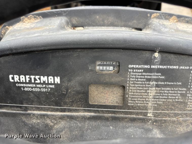 image for item EE4271 Craftsman  DGT 6000 lawn mower